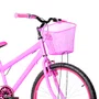 Bicicleta 24 Feminina Rosa Aro Alumínio Pink