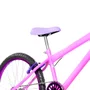 Bicicleta 24 Feminina Rosa Aro Alumínio Violeta