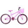 Bicicleta 24 Feminina Rosa Aro Aero Pink
