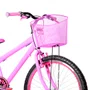 Bicicleta 24 Feminina Rosa Aro Aero Pink