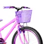 Bicicleta 24 Feminina Rosa Aro Aero Violeta