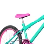 Bicicleta 24 Feminina Verde Agua Aro Aero Pink