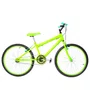 Bicicleta 24 Masculina Verde Claro Aro Alumínio Verde