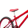 Bicicleta 24 Masculina Vermelha Aro Alumínio Vermelho