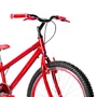 Bicicleta 24 Masculina Vermelha Aro Aero Vermelho