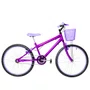 Bicicleta 24 Feminina Violeta Aro Alumínio Lilás