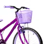 Bicicleta 24 Feminina Violeta Aro Alumínio Lilás
