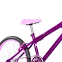 Bicicleta 24 Feminina Violeta Aro Alumínio Rosa