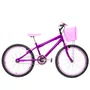 Bicicleta 24 Feminina Violeta Aro Aero Rosa