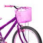 Bicicleta 24 Feminina Violeta Aro Aero Rosa