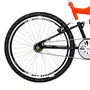 Bicicleta 24 Laranja/Preto Full Suspensão Aro Aero Preto