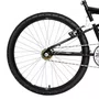 Bicicleta 24 Preto Full Suspensão Aro Aluminio Preto