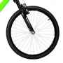 Bicicleta 24 Verde Neon/Preto Full Suspensão Aro Aluminio Preto