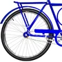 Bicicleta 26 Masculina Azul Barra Circular Freio Varão