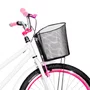 Bicicleta 26 Branca Poti Aro Aero Pink