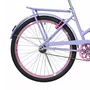 Bicicleta 26 Feminina Lilás Poti Aro Aero Rosa