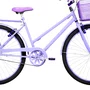Bicicleta 26 Feminina Lilás Poti Aro Alumínio Lilás