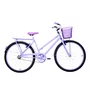 Bicicleta 26 Feminina Lilás Poti Aro Alumínio Lilás