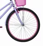 Bicicleta 26 Feminina Lilás Poti Aro Alumínio Rosa