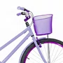 Bicicleta 26 Feminina Lilás Poti Aro Alumínio Violeta