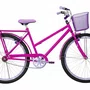 Bicicleta 26 Feminina Pink Poti Aro Aero Lilas