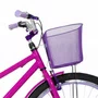 Bicicleta 26 Feminina Pink Poti Aro Aero Lilas