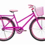 Bicicleta 26 Feminina Pink Poti Aro Aero Pink