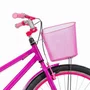 Bicicleta 26 Feminina Pink Poti Aro Aero Pink