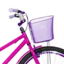 Bicicleta 26 Feminina Pink Poti Aro Aero Violeta