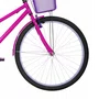 Bicicleta 26 Feminina Pink Poti Aro Alumínio Lilas