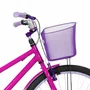 Bicicleta 26 Feminina Pink Poti Aro Alumínio Lilas