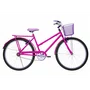 Bicicleta 26 Feminina Pink Poti Aro Alumínio Lilas