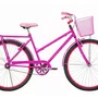 Bicicleta 26 Feminina Pink Poti Aro Alumínio Pink