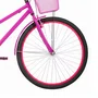 Bicicleta 26 Feminina Pink Poti Aro Alumínio Pink