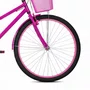 Bicicleta 26 Feminina Pink Poti Aro Alumínio Rosa
