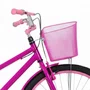 Bicicleta 26 Feminina Pink Poti Aro Alumínio Rosa