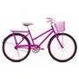 Bicicleta 26 Feminina Pink Poti Aro Alumínio Rosa