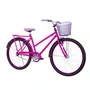 Bicicleta 26 Feminina Pink Poti Aro Alumínio Violeta