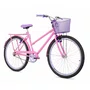 Bicicleta 26 Feminina Rosa Poti Aro Aero Lilas