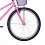 Bicicleta 26 Feminina Rosa Poti Aro Aero Lilas