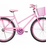 Bicicleta 26 Feminina Rosa Poti Aro Aero Pink