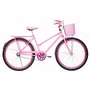 Bicicleta 26 Feminina Rosa Poti Aro Aero Pink
