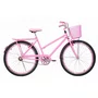 Bicicleta 26 Feminina Rosa Poti Aro Aero Rosa