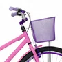 Bicicleta 26 Feminina Rosa Poti Aro Aero Violeta