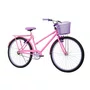 Bicicleta 26 Feminina Rosa Poti Aro Alumínio Lilas