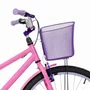 Bicicleta 26 Feminina Rosa Poti Aro Alumínio Lilas