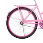 Bicicleta 26 Feminina Rosa Poti Aro Alumínio Pink