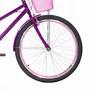 Bicicleta 26 Feminina Violeta Poti Aro Aero Rosa