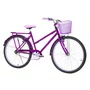 Bicicleta 26 Feminina Violeta Poti Aro Alumínio Lilás
