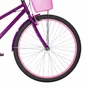 Bicicleta 26 Feminina Violeta Poti Aro Alumínio Rosa